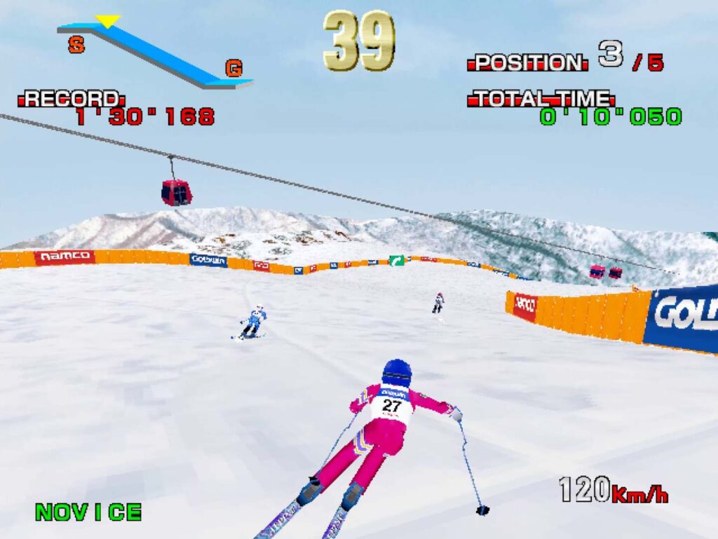 Alpine Racer - gameplay