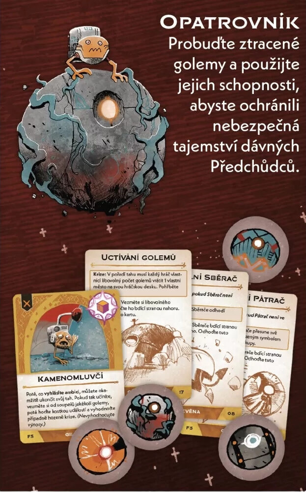 Arcs Zhouba v Pomezí - Opatrovník a jeho karty