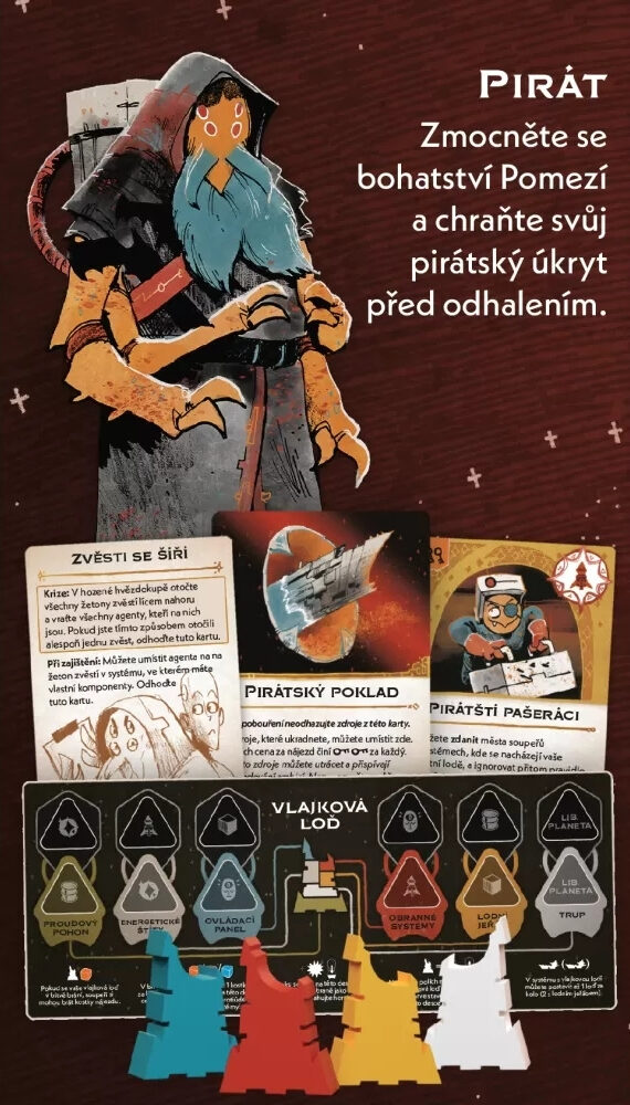 Arcs Zhouba v Pomezí - Pirát a jeho karty