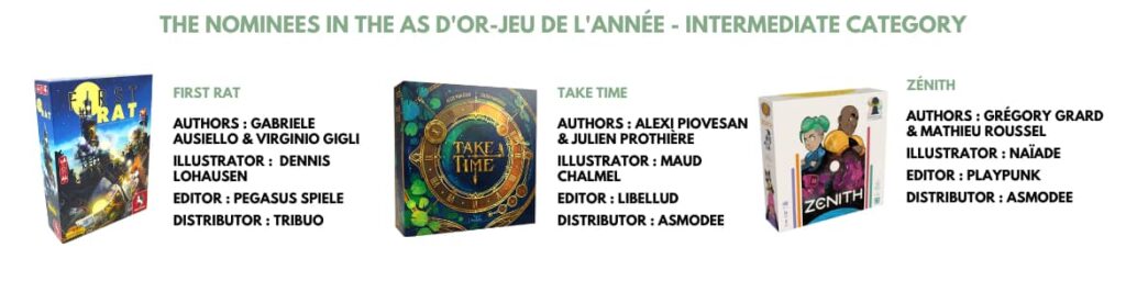 As d'O - nominovaní na pokročilou hru roku