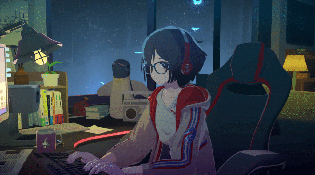 Chill with You Lo-Fi Story - gifík