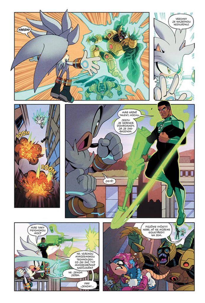 DC x Sonic the Hedgehog - ukázka 2