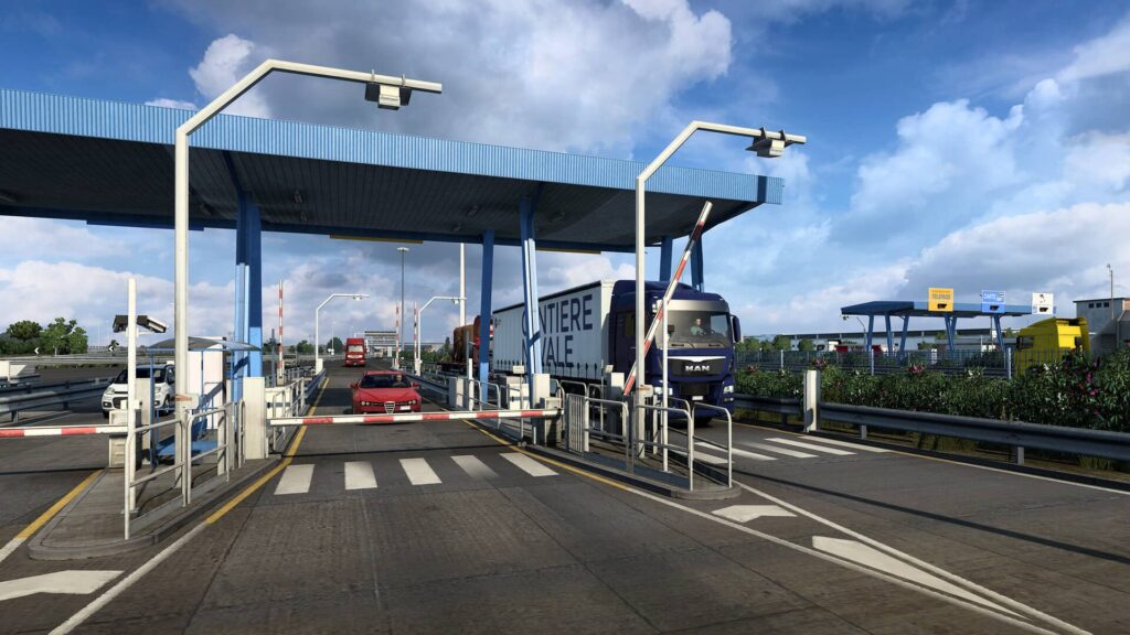 ETS2 Italia mýtná brána