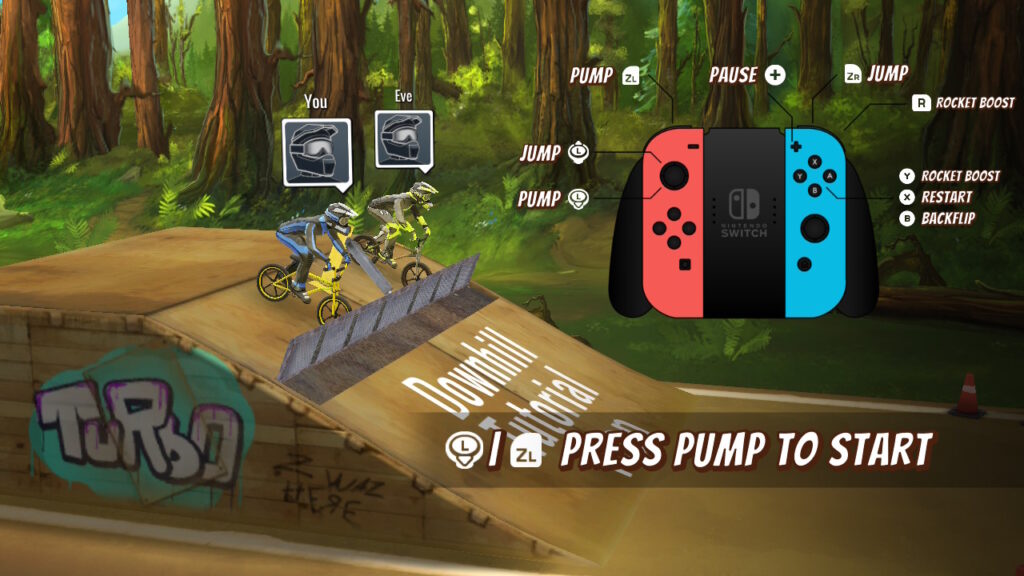 Mad Skills BMX 2 - jednoduché ovládání