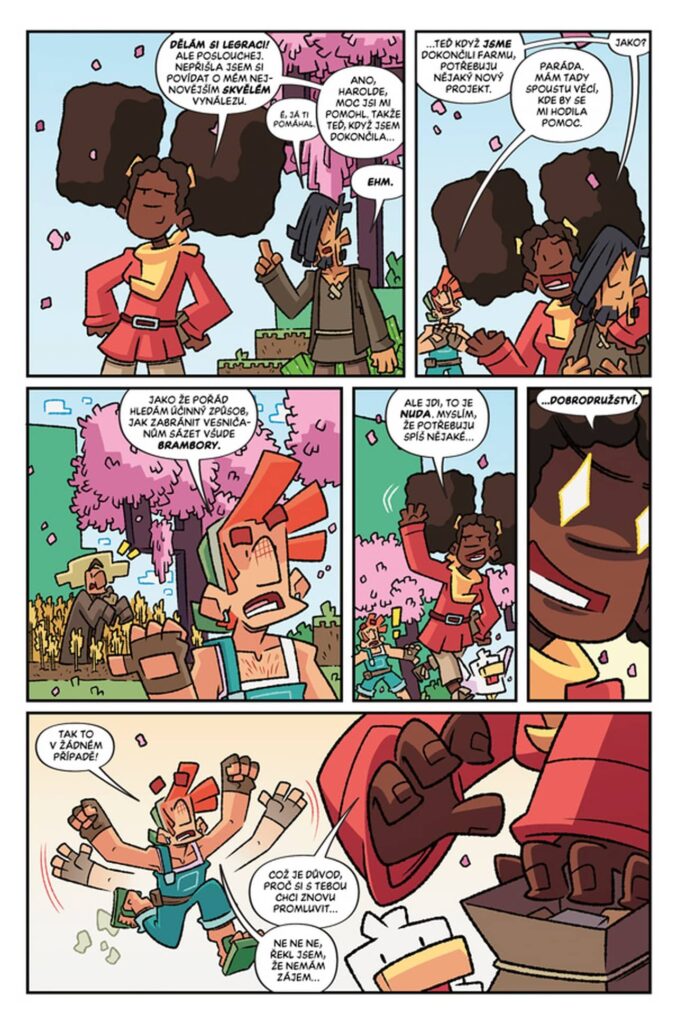 Minecraft komiks: Srdce z kamení 2 - ukázka 3