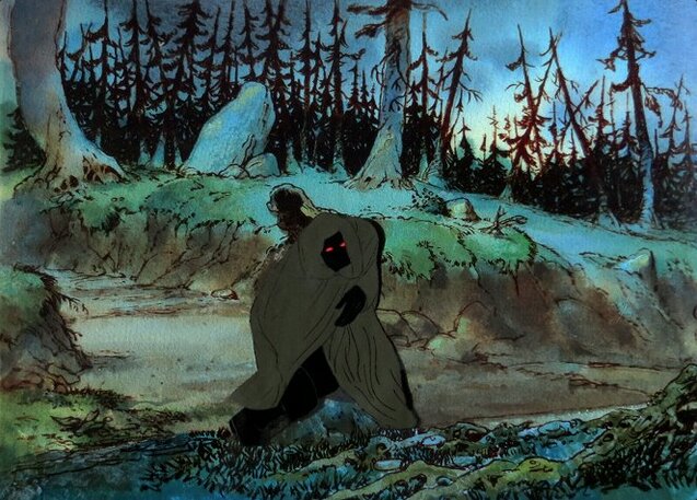 Pán prstenů 1978 - čmuchající Nazghúl