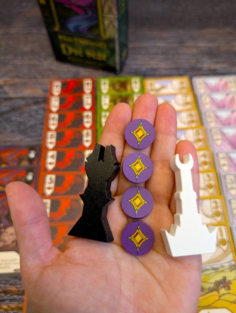 Pán prstenů: Dvě věže - Štychová karetní hra - jiných komponent než karet je tu poskrovnu