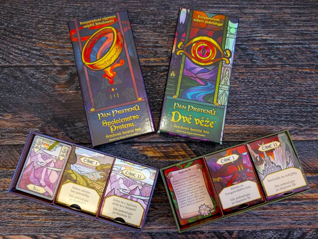 Pán prstenů: Dvě věže - Štychová karetní hra - nádherná série