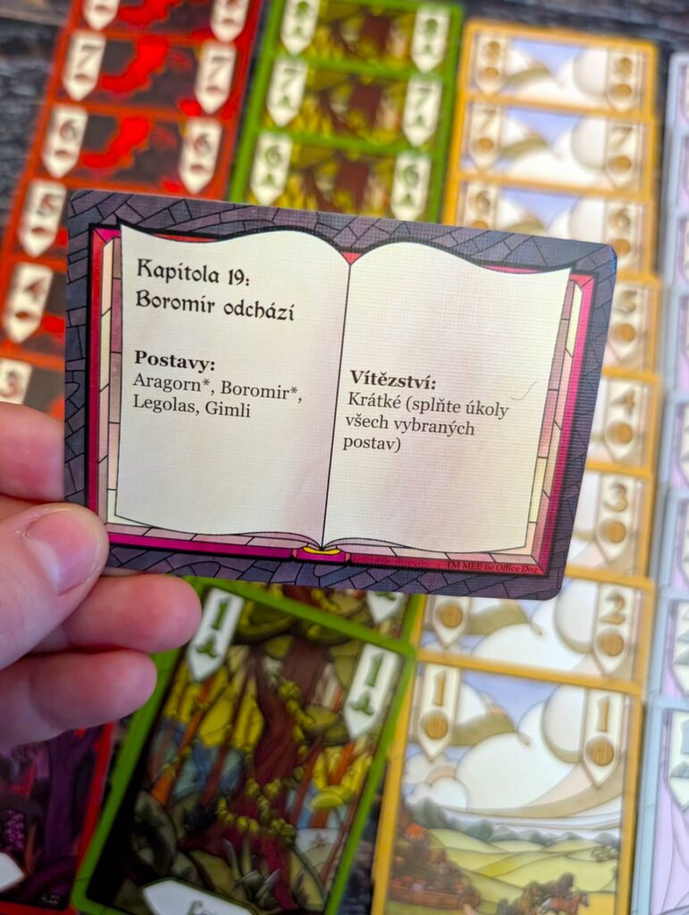Pán prstenů: Dvě věže - Štychová karetní hra - pravidla kapitoly