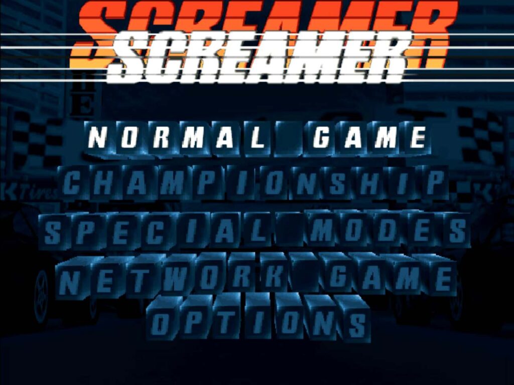 Screamer -menu