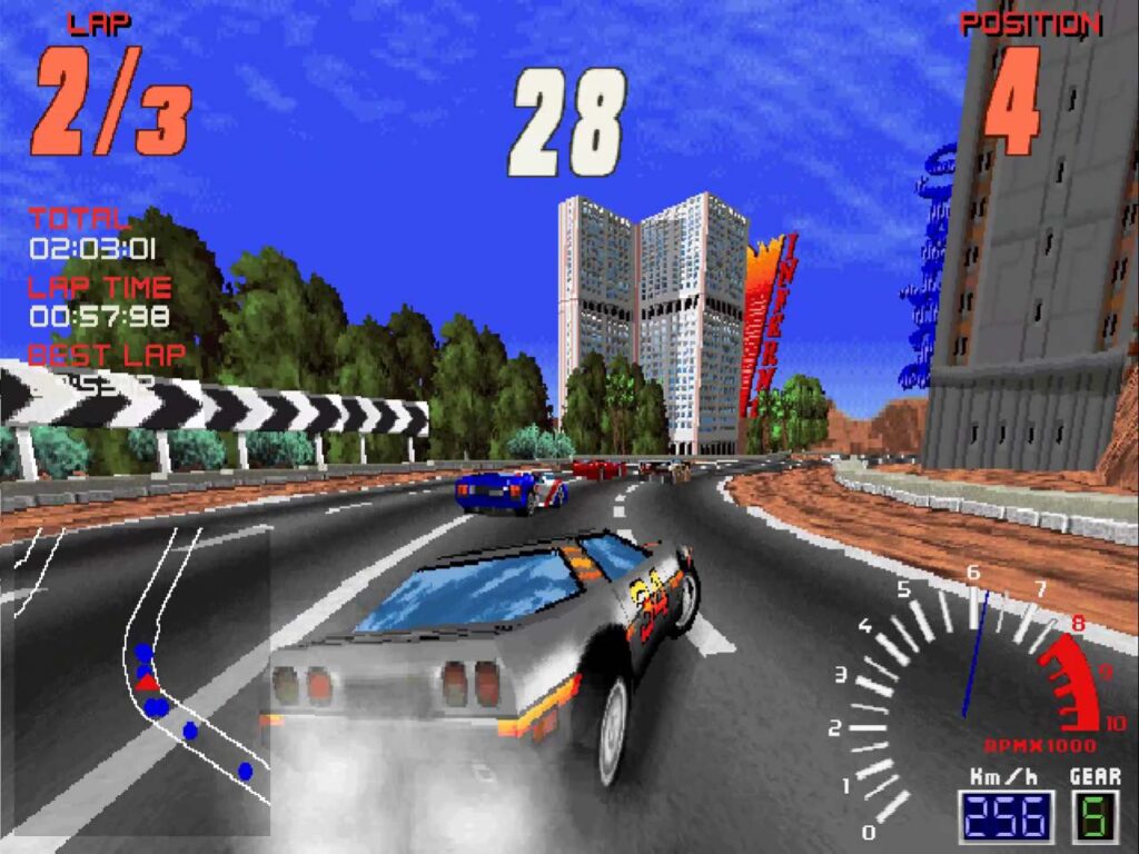 Screamer - trať Sandrock