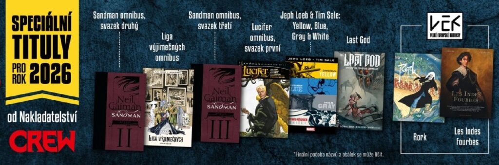 Speciální tituly nakladatelství Crew 2026