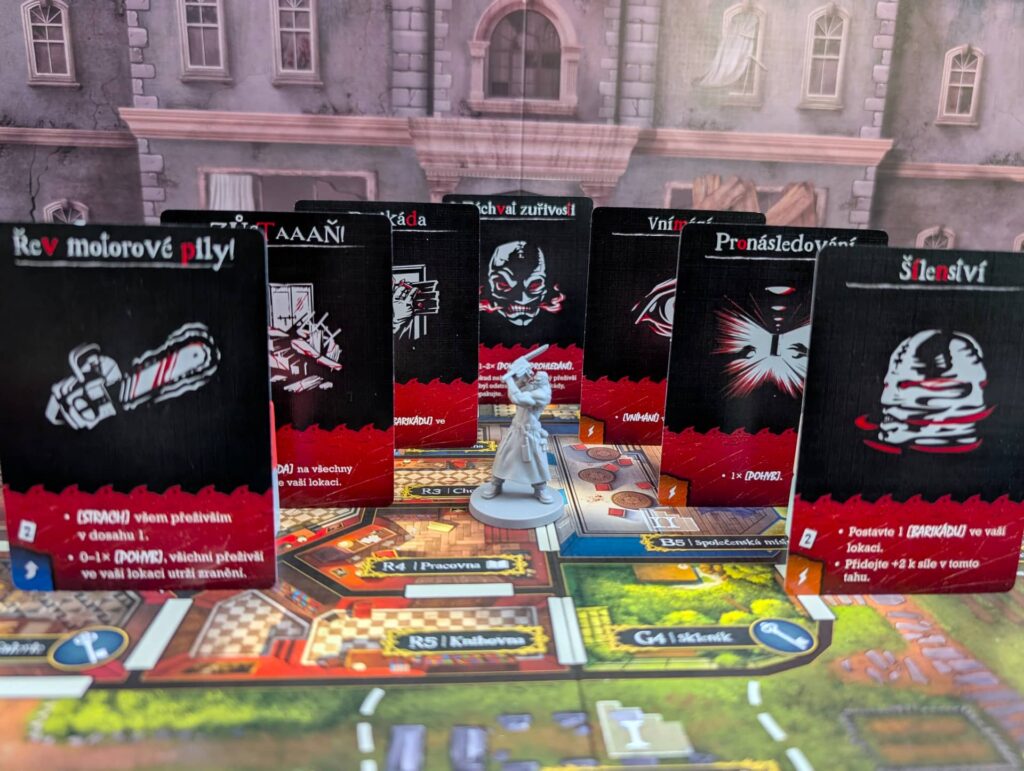 Terrorscape: Dům hrůzy - karty a figurka Řezníka