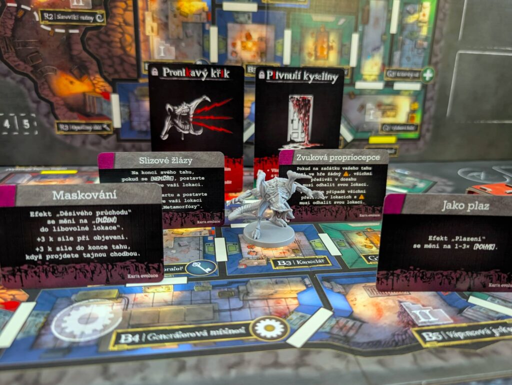 Terrorscape: Z jiného světa - karty evoluce Neidentifikovatelného