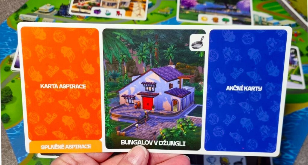 The Sims Desková hra - karty domova