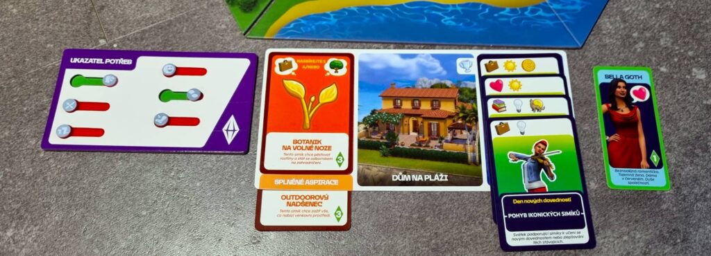 The Sims Desková hra - průběh hry
