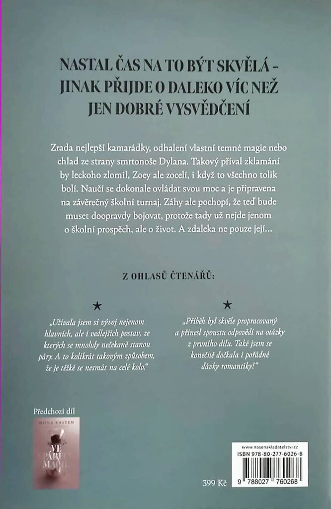 Ve spárech temnoty - zadní strana