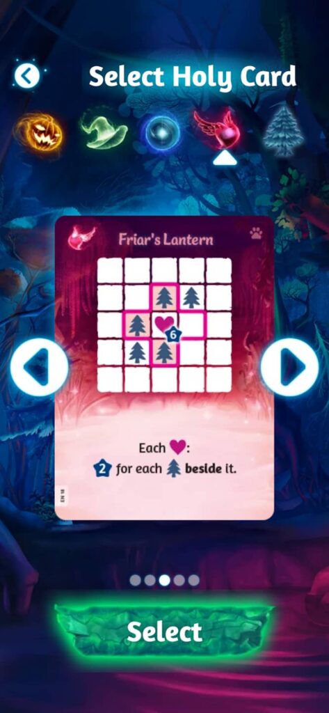 Wispwood Scoring App - ukázka 3