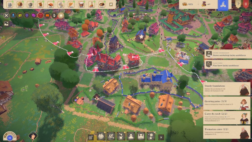 City Tales Medieval Era - Pohled na město