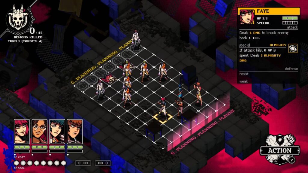 Demonschool - klasický pohled na souboj