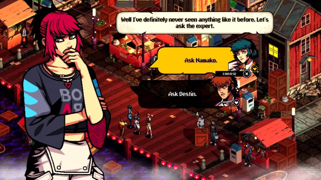 Demonschool - volba směru dialogu