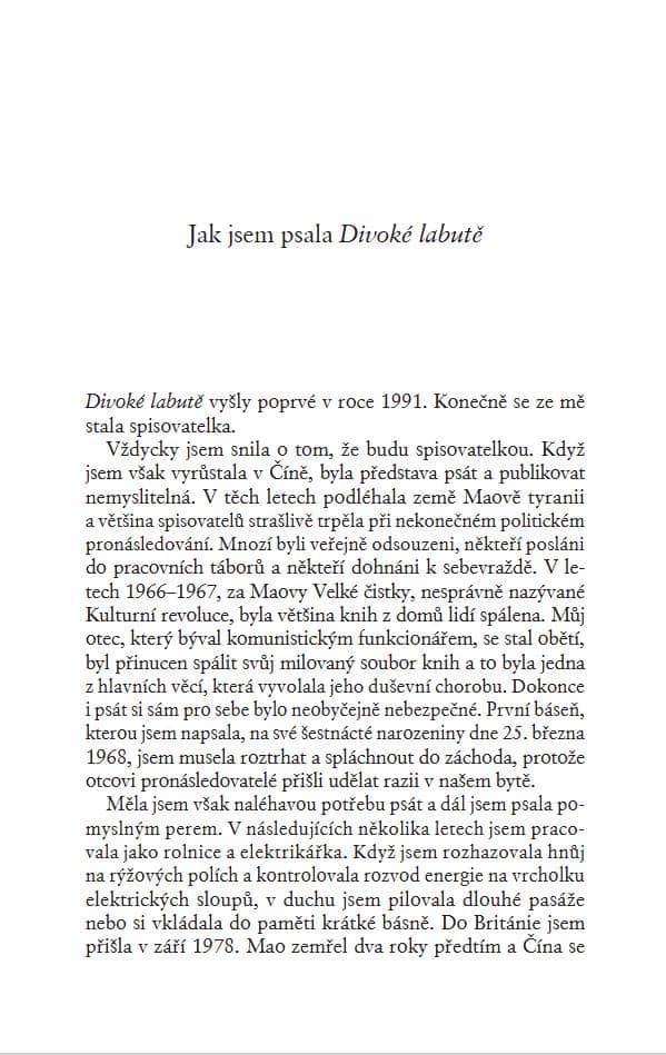 Divoké labutě - ukázka 1