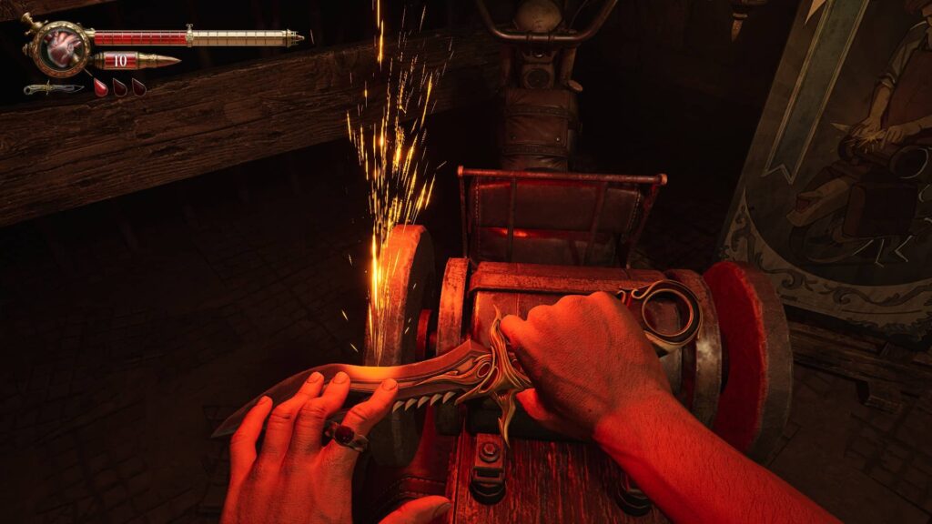 Crisol - obnova nože