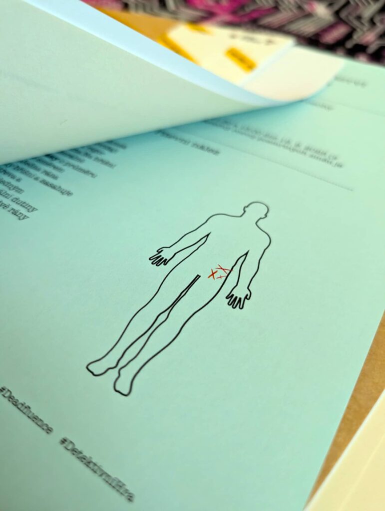 Deadfluence #Akce Reakce - oběť rozhodně nezemřela přirozeně