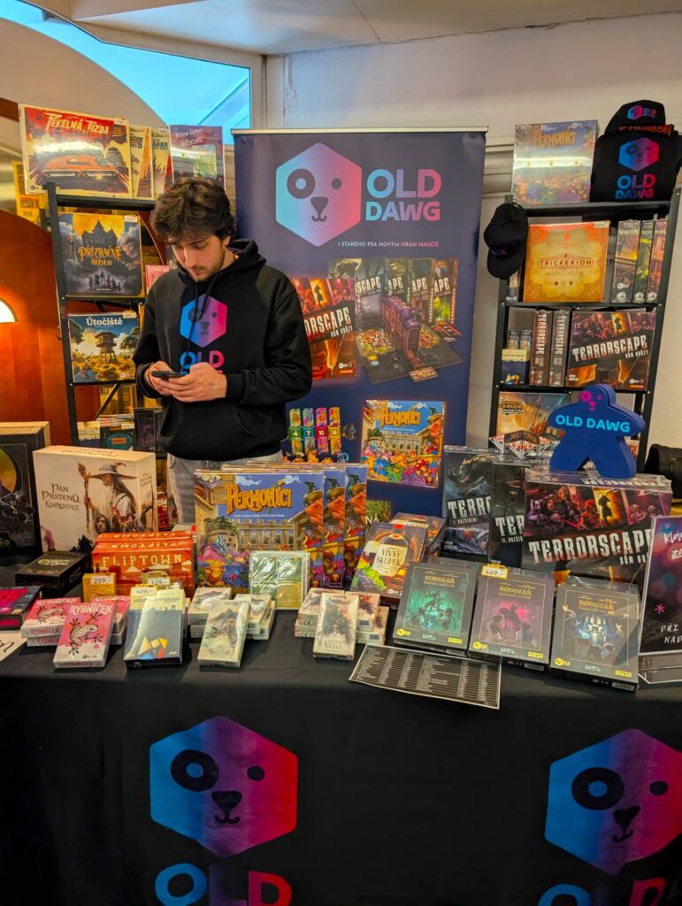 Jarní Brnohraní 2026 - stánek Old Dawg