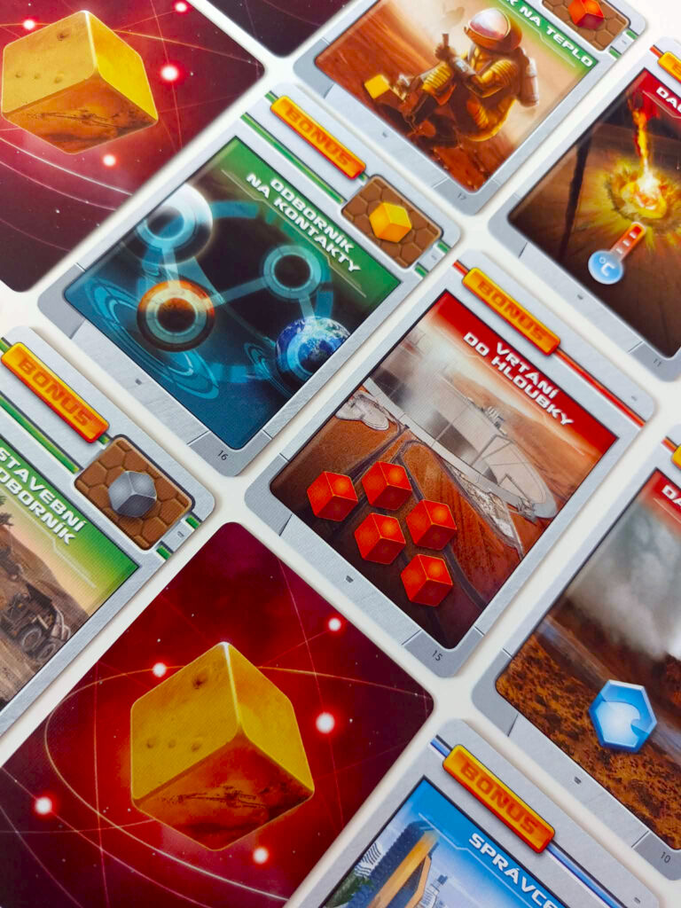 Mars Teraformace – Kostková hra - kolonizujte