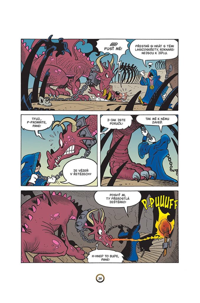 Mickeyho čarodějové - drak