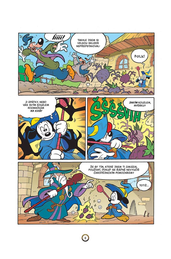Mickeyho čarodějové - vesnice
