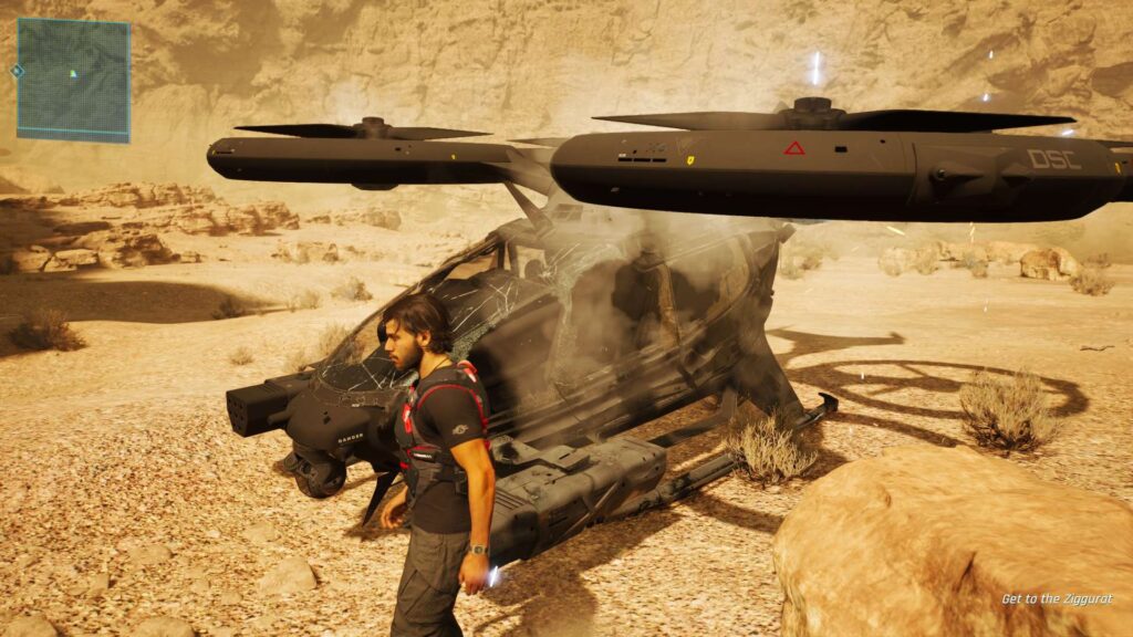 MindsEye - rozbitý dron