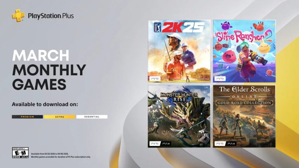 PS PLUS MARCH