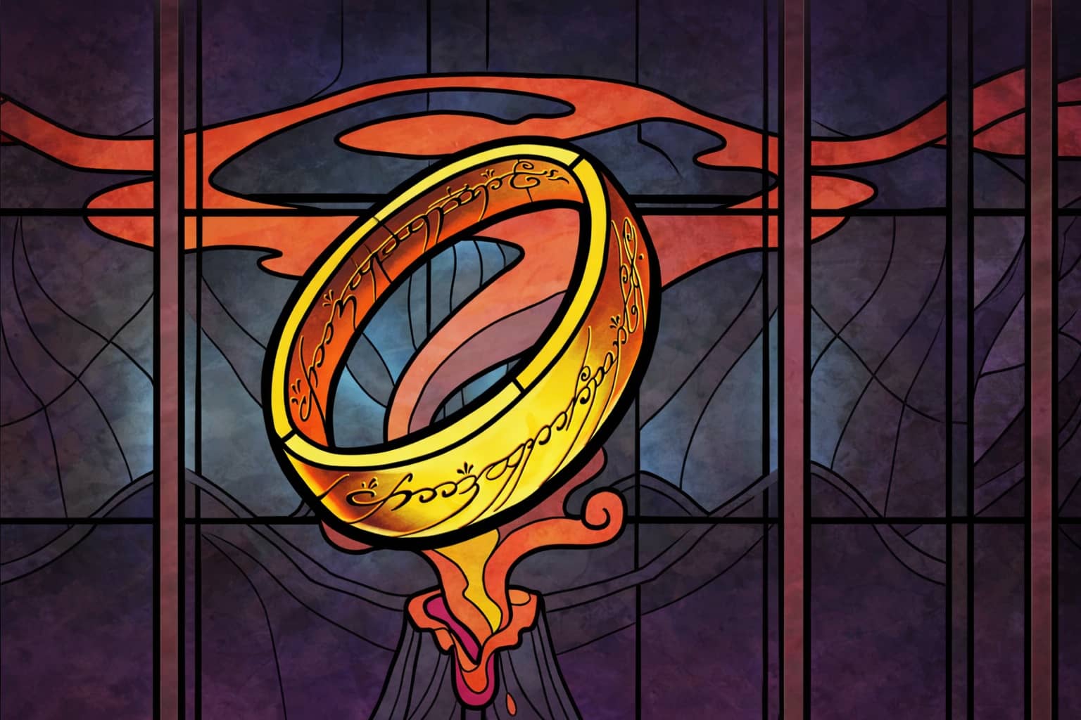 Pán prstenů: Společenstvo prstenu - Štychová karetní hra - jeden prsten