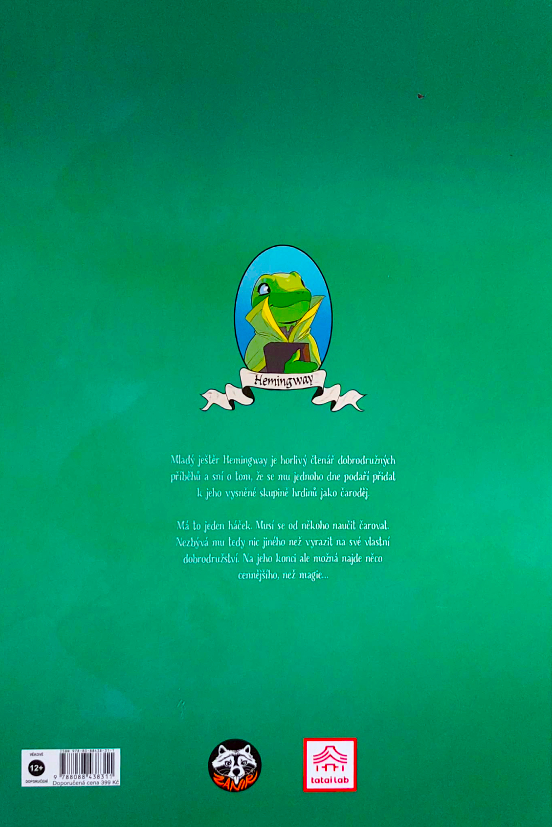 Příběh ještěrky - zadní strana