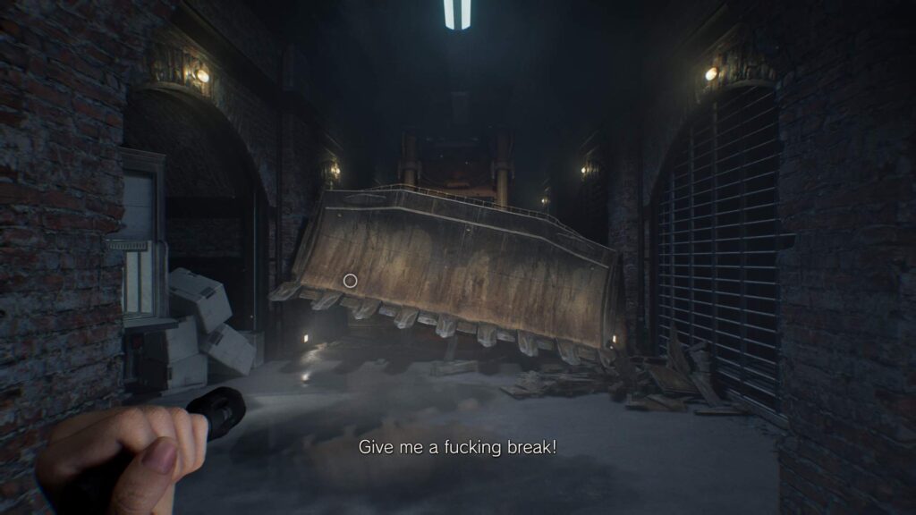 Resident Evil Requiem - buldozer