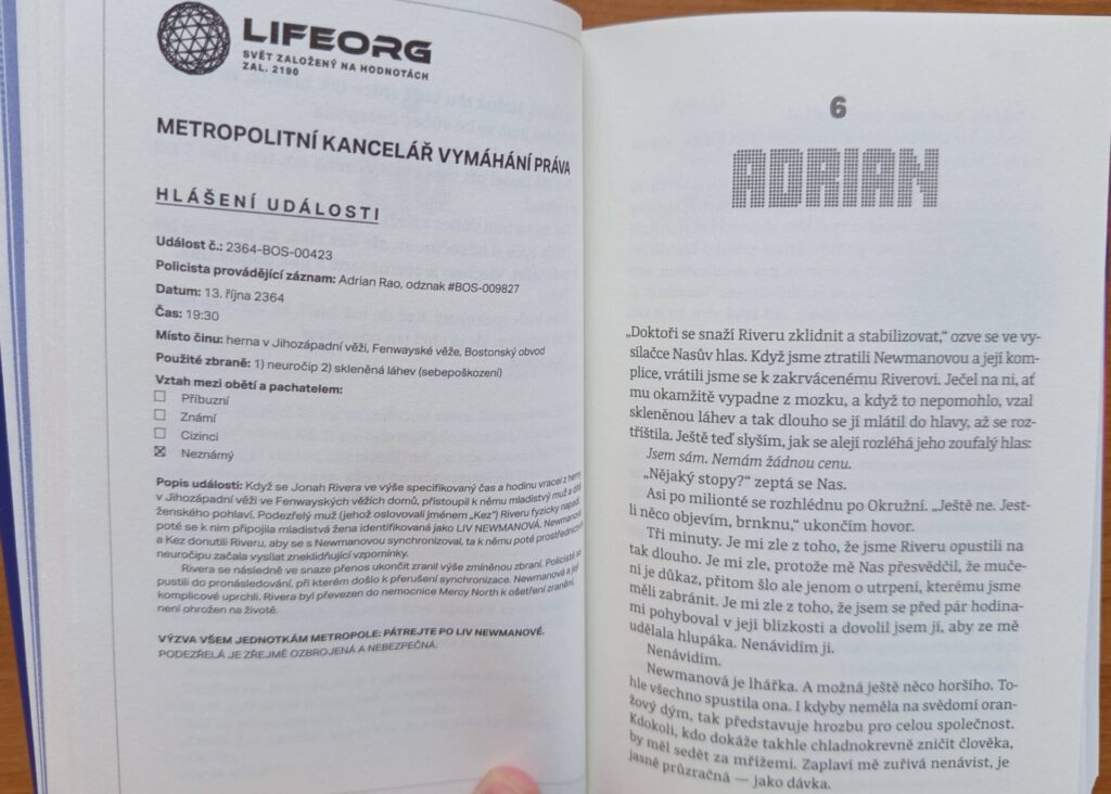 Rozděleni nebem - ukázka dokumentů 2