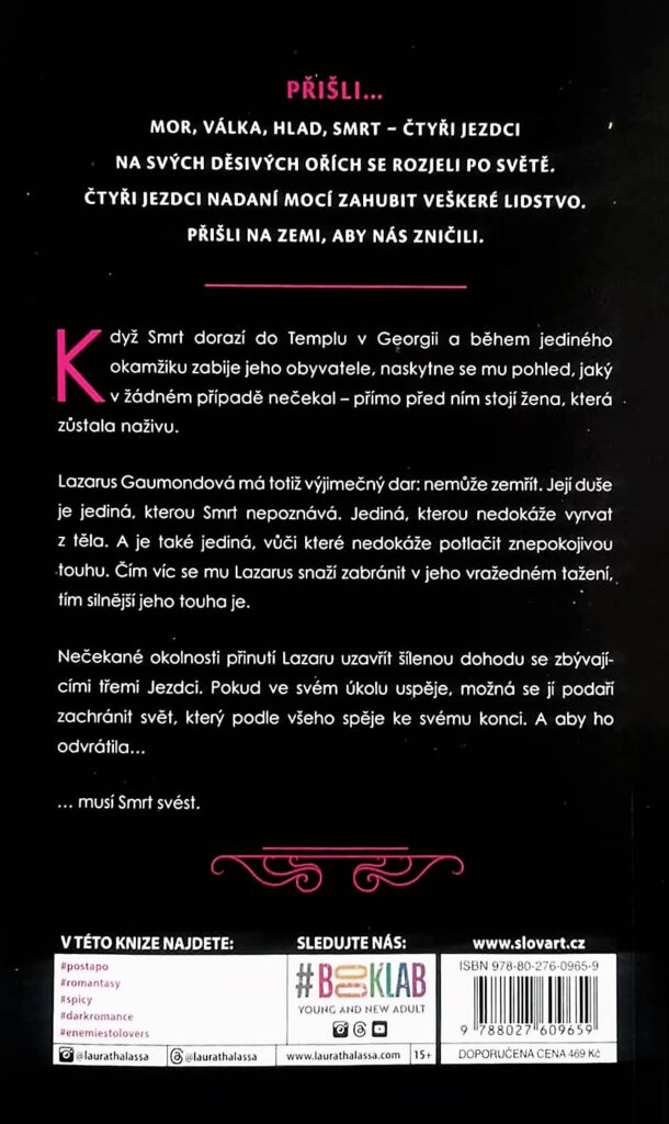 Smrt - zadní strana