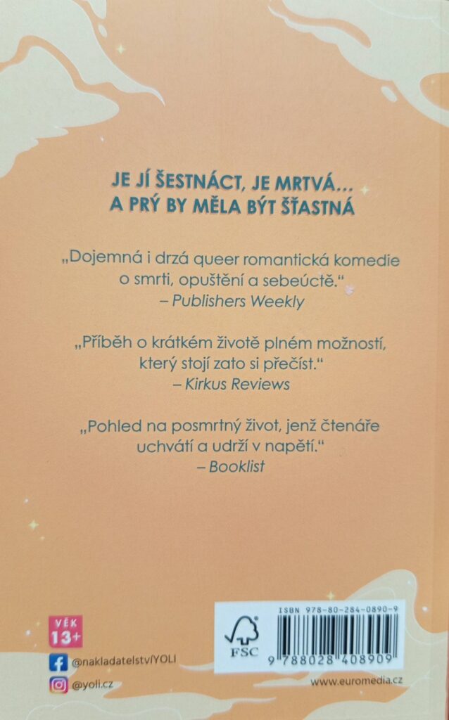 Šťastně i po smrti - zadní strana