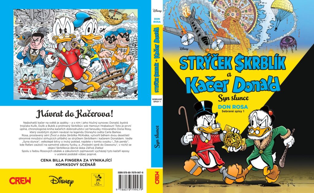 Strýček Skrblík a kačer Donald Syn slunce - obálka