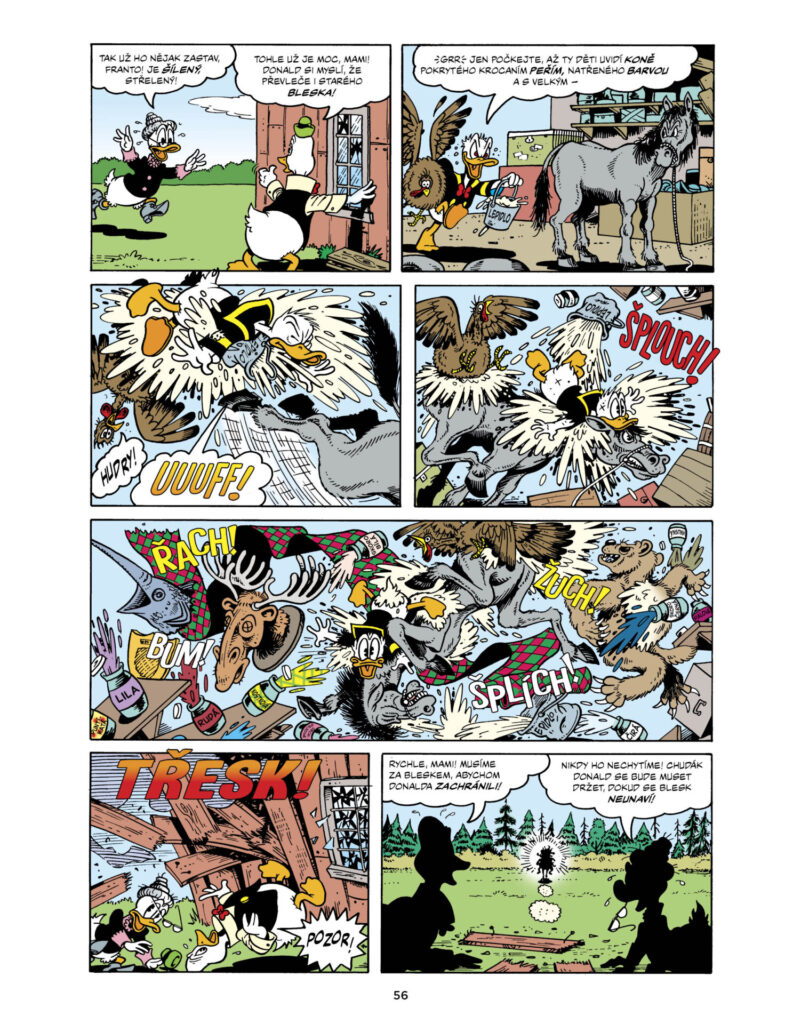 Strýček Skrblík a kačer Donald Syn slunce