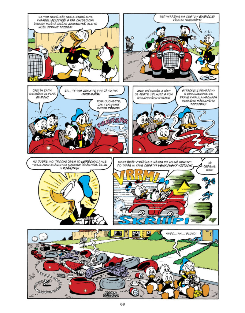 Strýček Skrblík a kačer Donald Syn slunce