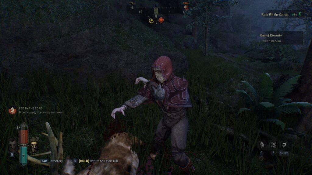 Vampires Bloodlord Rising - krmení