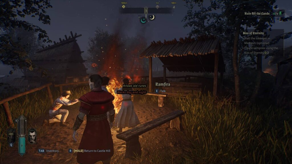 Vampires Bloodlord Rising - povídání s vesničany