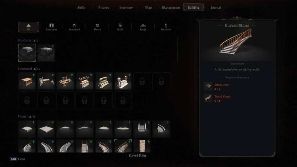 Vampires Bloodlord Rising - stavění