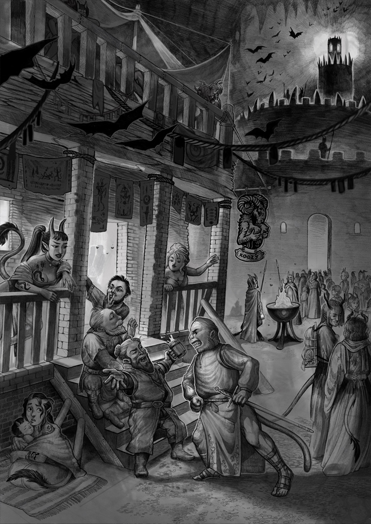 Cesty Kabanu ilustrace - Asana