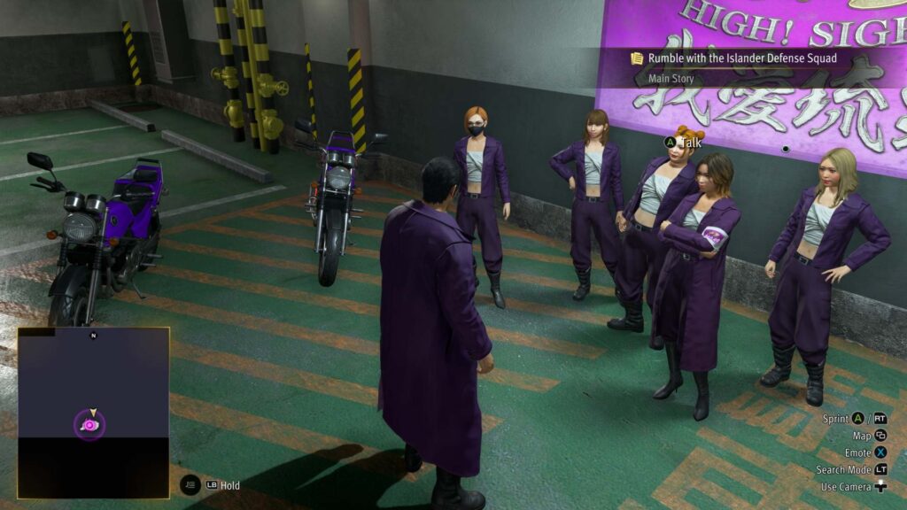 Yakuza Kiwami 3 & Dark Ties - motorkářský gang