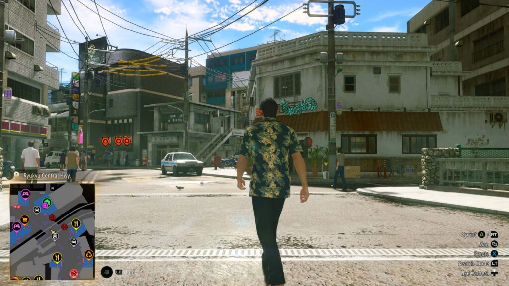 Yakuza Kiwami 3 & Dark Ties - procházka po Okinawě