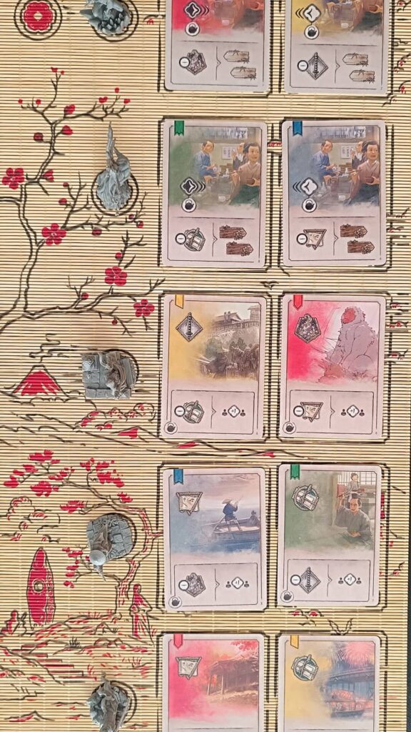 Zaklínač Cesta osudu - Rónin - herní plán s kartami